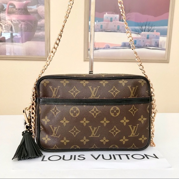 Louis Vuitton Handbags - Louis Vuitton Monogram Compiegne 23 Clutch/Crossbody Bag 💼 Black
